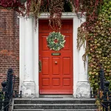 Artificial Eucalyptus Wreath Front Door Decor Hanging Ornament