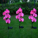 Butterfly Orchid LED Lamp Solar Outdoor Courtyard Lamp Landscape Decoration Lamp