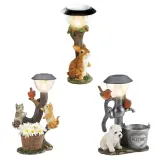 Solar Energy Rabbit Squirrel Dog Lamp Courtyard Garden Decoration