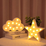 LED Five-pointed Star Small Night Light Cartoon Lighting Decoration Gifts