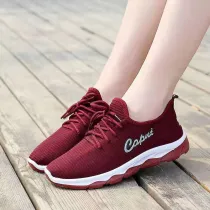 Women Casual Light Shoes Breathable Flat Running Non-slip Sneaker