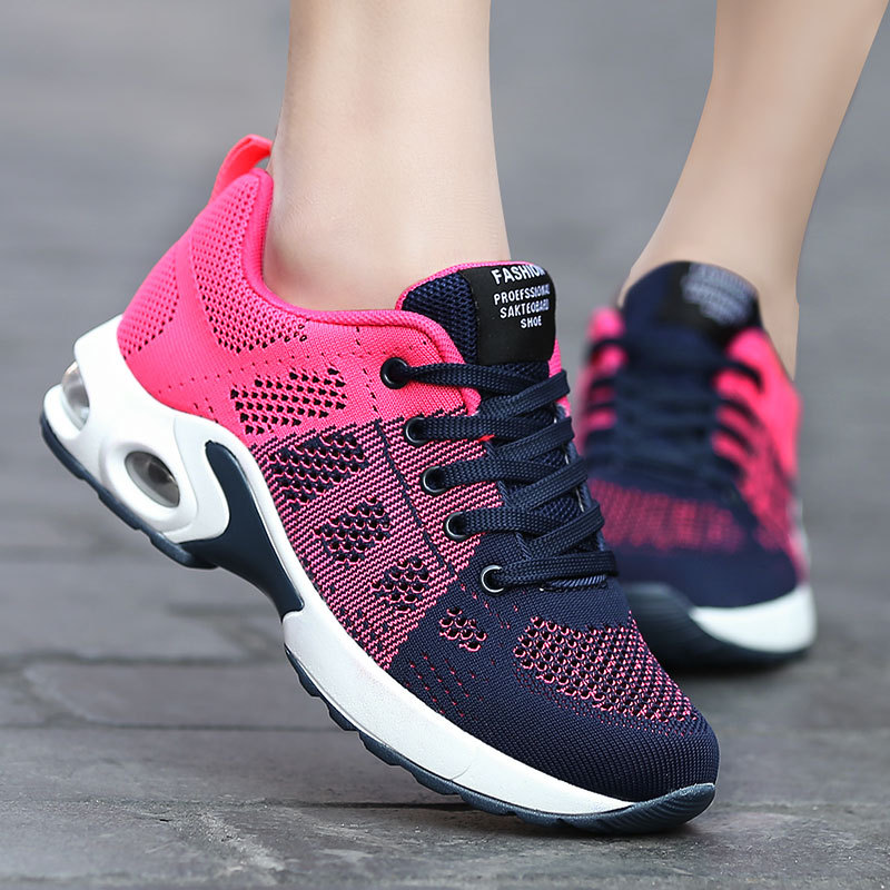 Women Mesh Breathable Sporty Running Sneakers