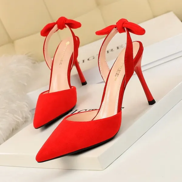 Pumps Stiletto High Heel Pointy Toe Shoes Formal Sandals