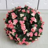 Artificial Plastic Rose Flowers Ball Garden Backyard Decoration