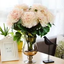 Home Garden Artificial Handmade European Peony Flower Room Decoration