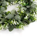 Artificial Eucalyptus Wreath Front Door Decor Hanging Ornament