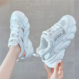 Women Height Increasing Mesh Hollow Out Sandal Sneakers