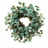 Rose Flower Wreath Summer Door Décor Party Wedding Hanging Ornament
