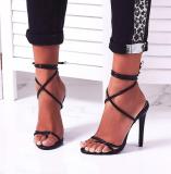 Women Summer Fashion Lace Up Summer High Heel Sandals