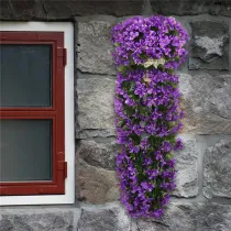 Home Artificial Flower Violet Vine Room Decoration