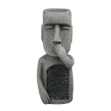 Decorative Garden Look Listen Speak Lighting Stone Man Shaped Flower Pot