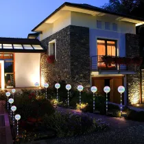 LED Solar Energy Dandelion Lamp Lawn Lamp Garden Decoration Lamp