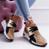 Mesh Slip on Comfortable Lace Up Platform Loafers Sneakers