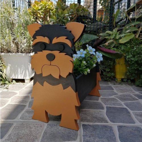 Creative Garden Decorative Pet Shape Puppy Flower Pot