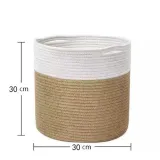 Woven Soft Kids Toy Set Cotton Rope Basket Indoor Planters For Indoor Plants