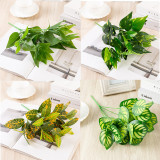 Home Garden Artificial Evergreen Plant Leaves Room Decoration