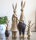 American Style Rabbit Family Decorative Ornaments Home Accessories For Living Room Creative Wedding Gifts