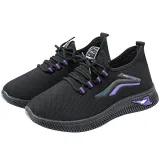 Women Casual Light Shoes Breathable Flat Lace Running Sneaker