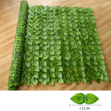 Artificial Green Watermelon Leaves Hedge Fence Net Vine Privacy Fence Wall Screen