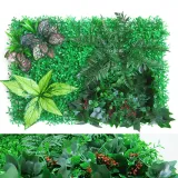 Artificial Plant Grass Panels Hedge Plant Wall Anti Ultraviolet Sunscreen Lawn