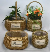 Hand Woven Wicker Basket Gift Basket