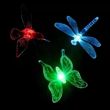 Solar Lawn Lamp Dragonflies Hummingbirds and Butterflies LED Garden Decoration Lamp