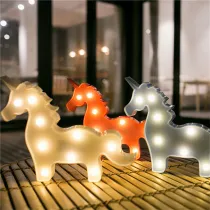 LED Lighting Unicorn Night Lights for Kids and Holiday