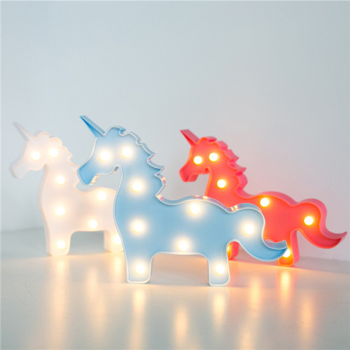 LED Lighting Unicorn Night Lights for Kids and Holiday