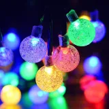 Crystal Ball String Light Festoon Holiday Decorative Light House Light Decorative