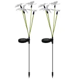 Solar Lawn Lamp Dragonflies Hummingbirds and Butterflies LED Garden Decoration Lamp