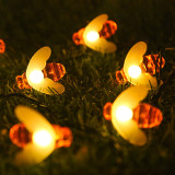 Solar Energy Honeybee Lamp LED Outdoor Courtyard Decoration Christmas Day String lamp