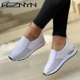 Flats Cut Out Suede Leather Low Top Boat Platform Sneaker