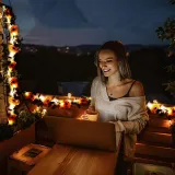 Sunflower Vine Lamp String Led Light Outdoor Decorative