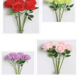 Home Garden Artificial Rose Bouquet Flower  Decoration