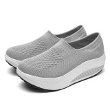 Women Casual Light Shoes Height Increasing Breathable Sneaker