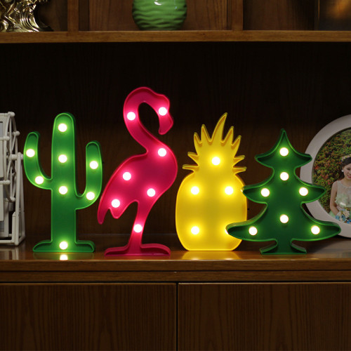 LED Cute Animal Flamingo Star Wall Lamp Cartoon Lighting Decoration Gifts