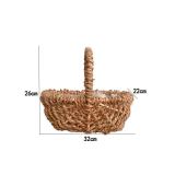 Rattan Woven Straw Woven Willow Woven Portable Bamboo Basket