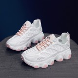 Women Mesh Breathable Height Increasing Sporty Casual Sneakers
