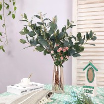 Home Garden DIY Artificial Eucalyptus Bouquet Room Decoration