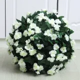 Artificial Plastic Rose Flowers Ball Garden Backyard Decoration