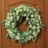 Dandelion Rustic Farmhouse Decorative Artificial Wreath Ornament