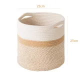 Woven Soft Kids Toy Set Cotton Rope Basket Indoor Planters For Indoor Plants