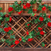 Home Garden Artificial Rose Flower Hanging Vine Wedding Room Decoration
