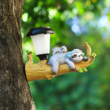 New Garden LED Solar Lights Squirrel Sloth Hanging Lights Outdoor Lamp