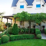 Artificial Plastic Eucalyptus Topiary Ball Garden Backyard Decoration