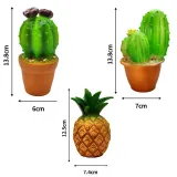 Courtyard Light Lawn Garden Pathway Cactus Pineapple Lantern Park Solar Powered Lamp
