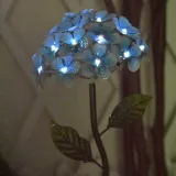 Led Lighting Solar Light Hydrangea Artificial Flowers Outdoor Lawn Garden Lights