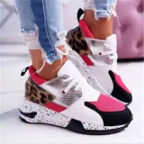 Mesh Slip on Comfortable Lace Up Platform Loafers Sneakers