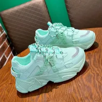 Women Platform Breathable Low Top Sneakers