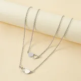 Mother Daughter Bracelet Necklace Hollow Stainless Steel Heart Matching Friends Gifts for Mother's Day
